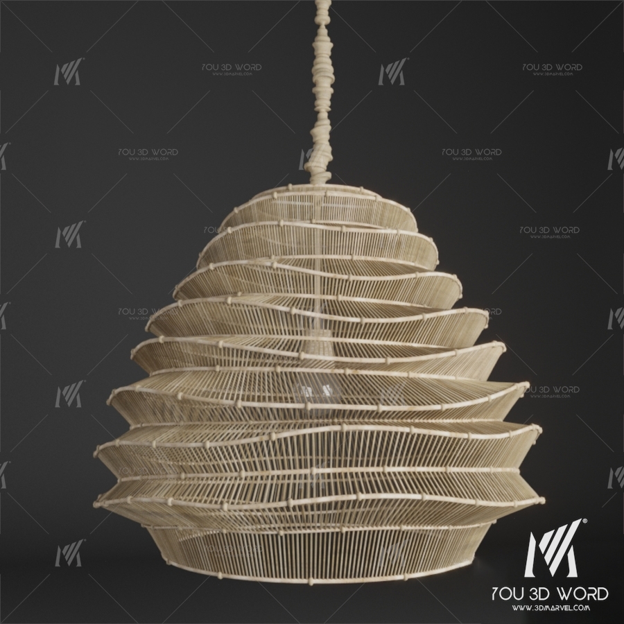 Roost Bamboo Cloud Chandelier